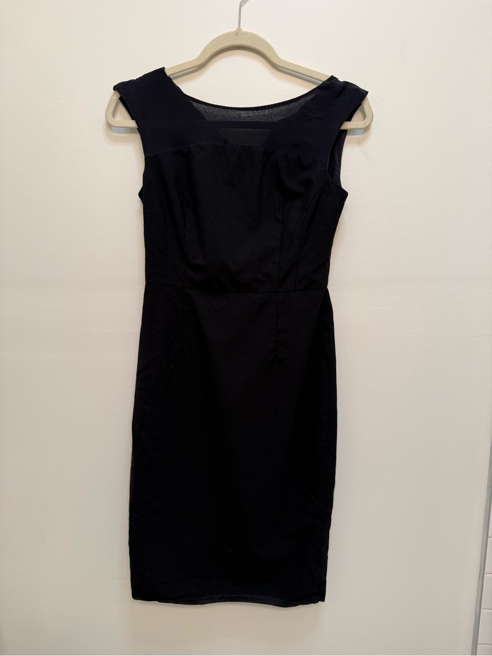 Banana Republic Black Midi Sheath Dress